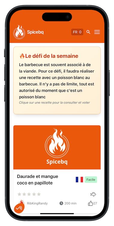 Relève des défis quotidien et parage tes recettes avec la communauté Spicebq