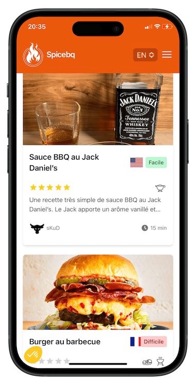 With Spicebq, discover and share authentic barbecue recipes