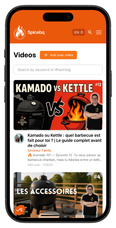 Barbecue recipe videos and tutorials all on Spicebq.com, the barbecue social network